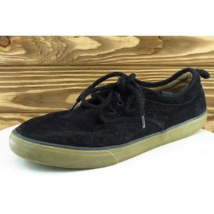 Sanuk Shoes Size 10.5 M Black Fashion‎ Sneakers Leather Men 1017984